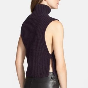 Autumn Cashmere Cropped Mock Neck Tabard